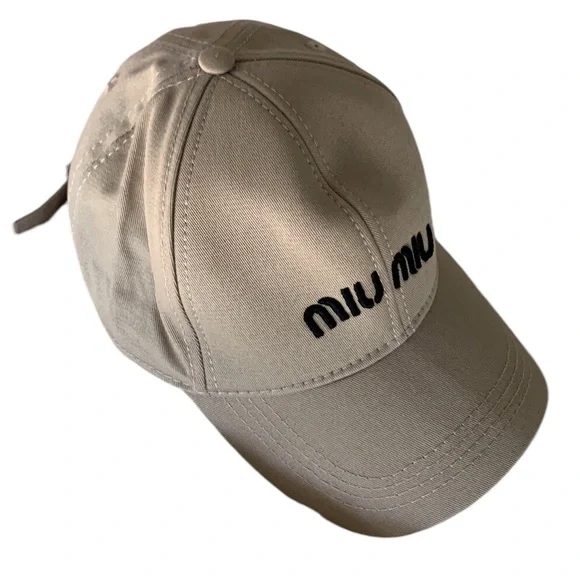 Miu Miu | Accessories | Miu Miu Drill Baseball Cap | Poshmark